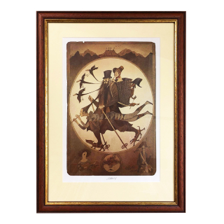 Born Adolf - Muž s nůší | 46.3x53.8