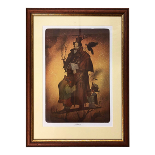 Born Adolf - Ptačí muž | 46.3x53.8