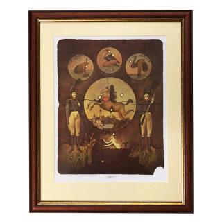 Born Adolf - Vojáci a kůň | 46.3x53.8