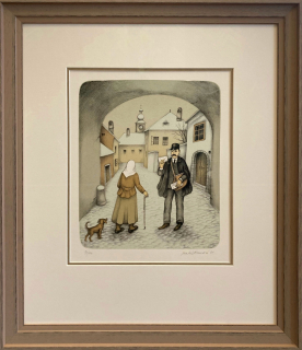 Hüttnerová Iva - Listonoš | 57.8x66.8