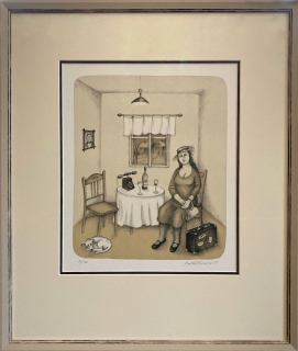 Hüttnerová Iva - Stejně čekám dál | 52.4x61.4