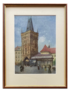 Jansa Václav - Prašná brána | 28.1x36.5