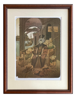 Born Adolf - Paša s kočkou | 42.4x53.5