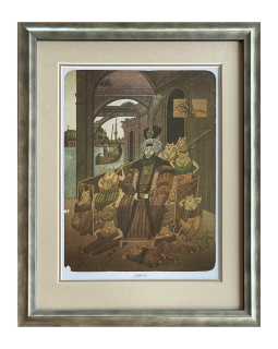 Born Adolf - Paša s kočkou | 42.0x53.1