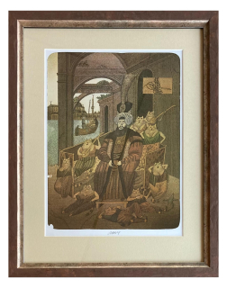 Born Adolf - Paša s kočkou | 42.8x53.9