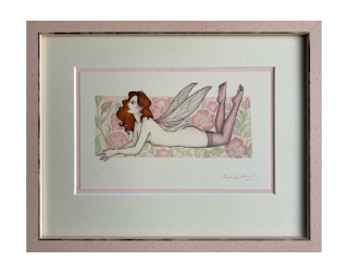 Jelenová Františka - Růžová víla | 30.0x23.8