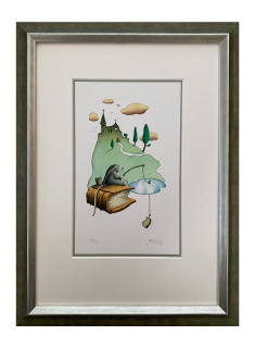 Jelen Oldřich - Rybář | 27.3x36.5