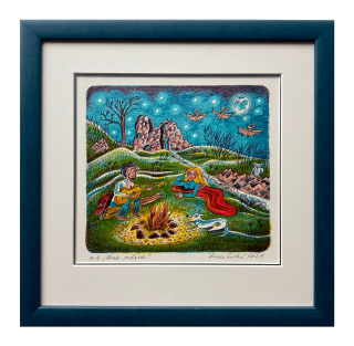 Suchá Lucie - Árie měsíce | 39.8x38.8