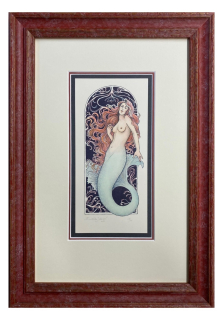 Jelenová Františka - Mořská panna | 28.1x39.8