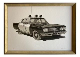 Ptáček Petr - Auto Plymouth Belvedere | 54.8x39.8