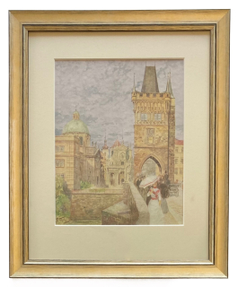 Jansa Václav - Mostecká věž | 31.1x37.4