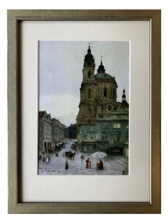 Jansa Václav - Kostel sv. Mikuláše | 28.5x37.5