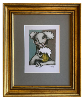 Krejčí Kuba - První pivo | 29.2x34.7