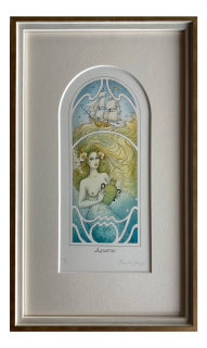 Jelenová Františka - Aquarius | 20.3x33.3