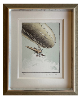 Ptáček Petr - Říditelný balón | 35.9x43.4