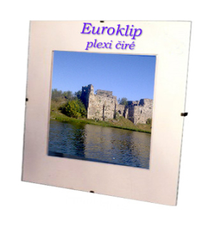 50x50 | Euroklip PLEXI čiré - rámeček na fotky