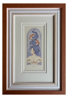 Jelenová Františka - Ryby | 27.1x39.6