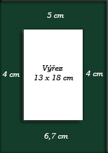 Zelená tm. Pasparta A4